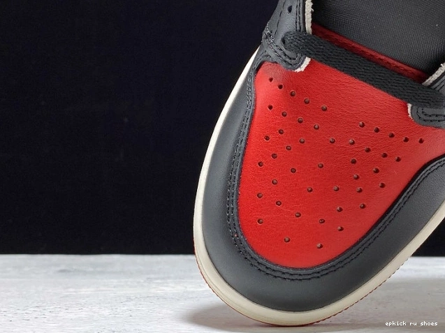 Rep Toe Jordan 555088-610 High Air 1 Retro OG Bred 0823